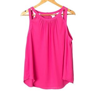 Torrid Barbie Pink Strappy Blouse | Flowy Tank | Torrid Size 00 (L / 10)